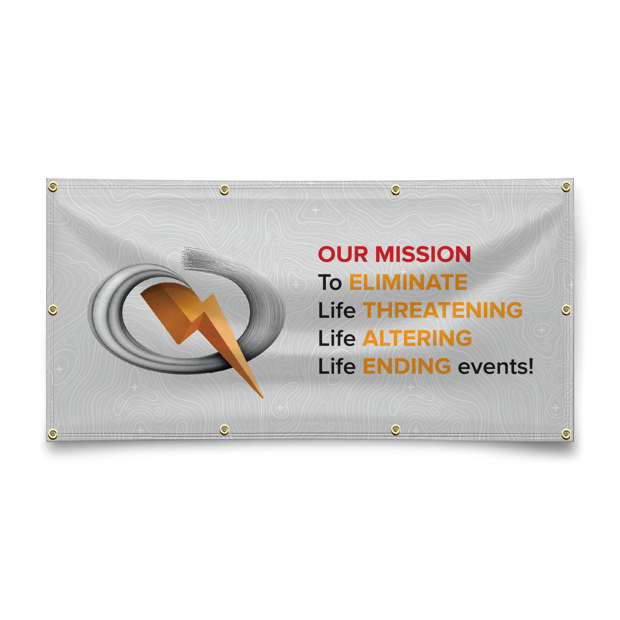 Quanta Safety Mission Banner - Grey